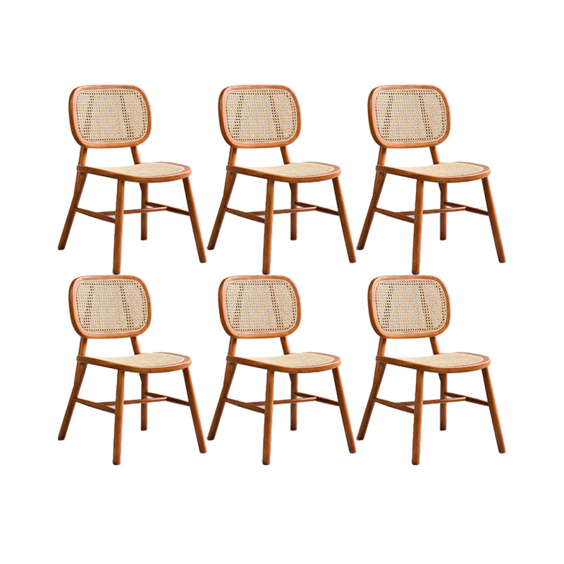 Dining Room Armless Dining Chair Home Contemporary Wood Dining Chair