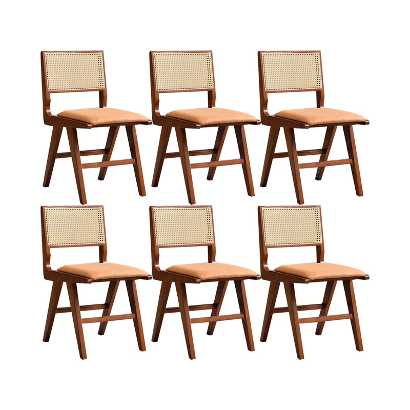 Dining Room Contemporary Dining Chair Home Wood Armless Dining Chair