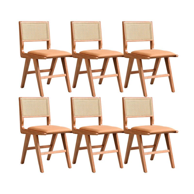 Dining Room Contemporary Dining Chair Home Wood Armless Dining Chair