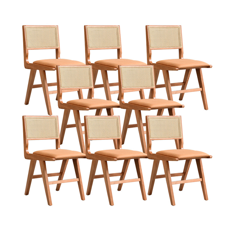 Dining Room Contemporary Dining Chair Home Wood Armless Dining Chair