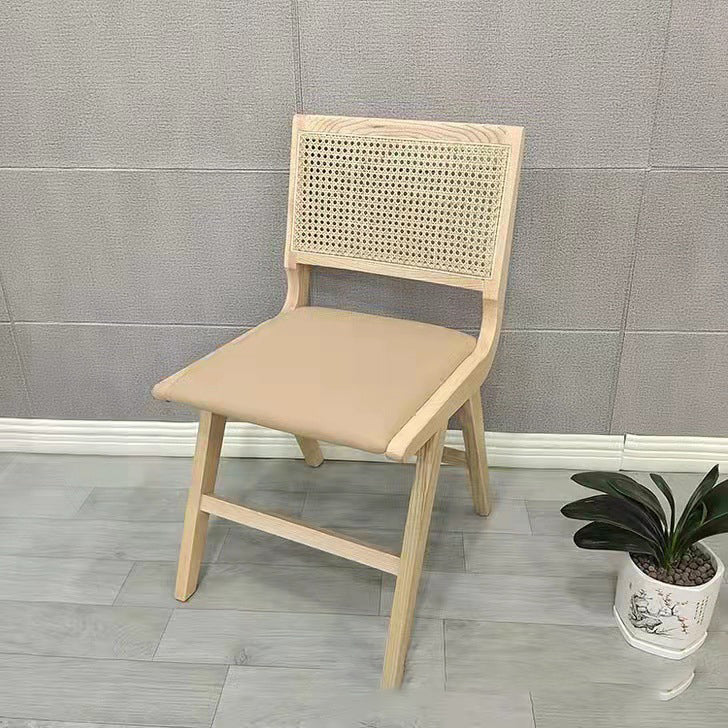 Dining Room Contemporary Dining Chair Home Wood Armless Dining Chair