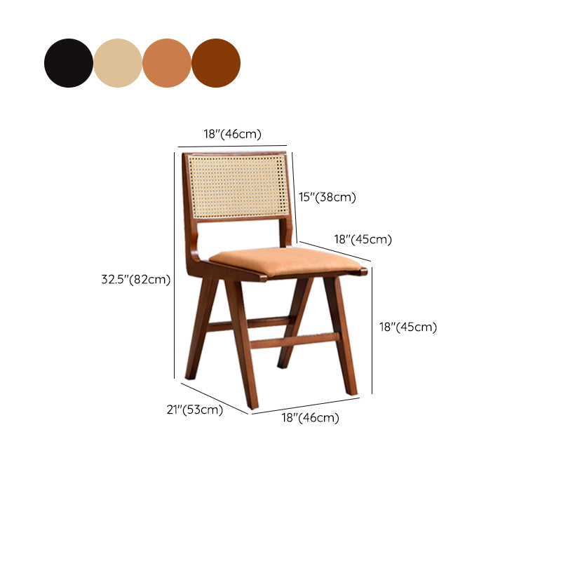 Dining Room Contemporary Dining Chair Home Wood Armless Dining Chair