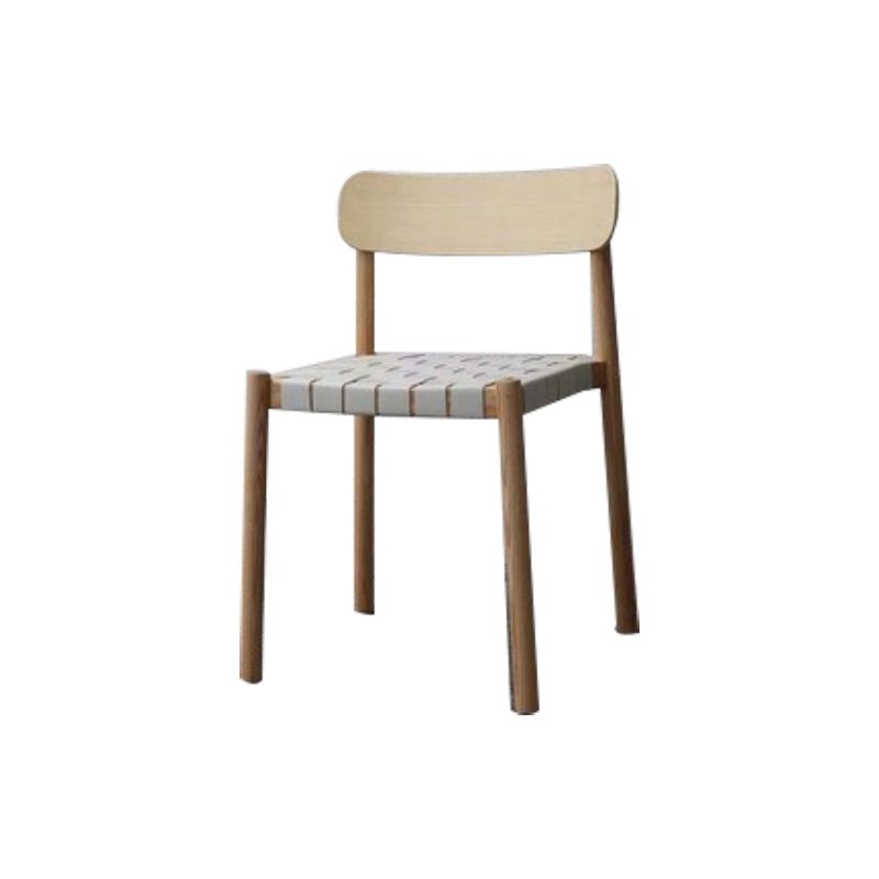 Industrial Armless Dining Chair Kitchen Open Back Dining Chair