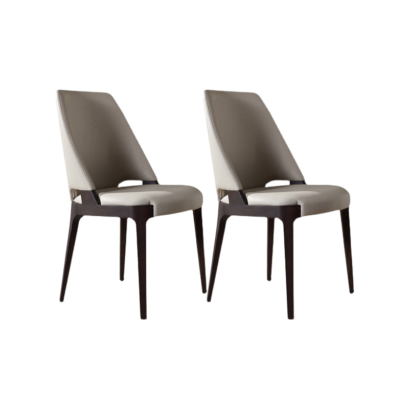 Industrial Upholstered Armless Dining Chair Indoor Side Chair