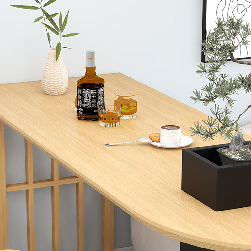 Modern Wood Counter Table 1/3 Pieces Bar Table Set with Stools for Living Room