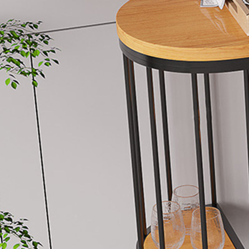 Modern Wood Counter Table 1/3 Pieces Bar Table Set with High Stools for Living Room