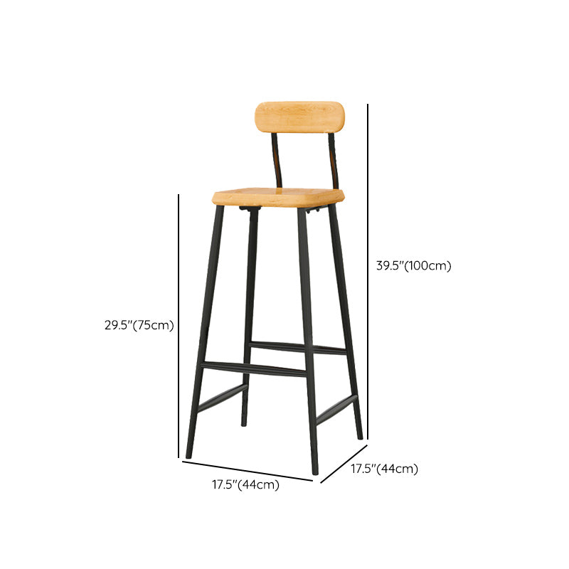 Modern Wood Counter Table 1/3 Pieces Bar Table Set with High Stools for Living Room