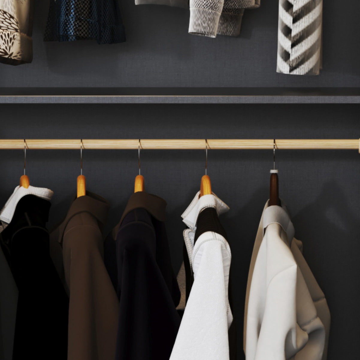 Modern Wood Freestanding Wardrobe Soft Close Drawer and Doors Wardrobe