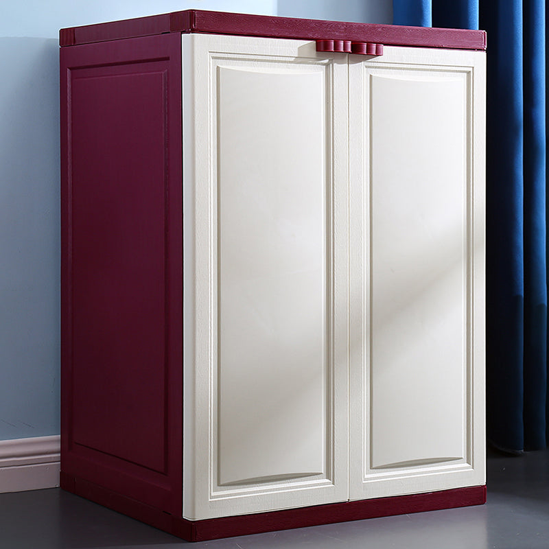 Modern Adjustable Shelves Wardrobe Armoire Freestanding Plastic Wardrobe