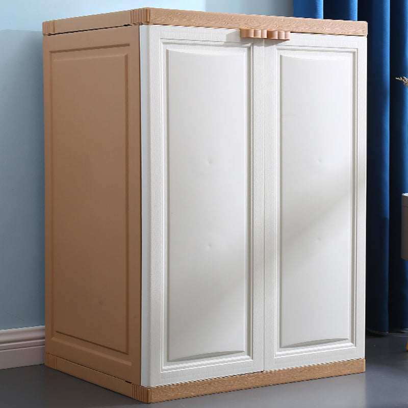 Modern Adjustable Shelves Wardrobe Armoire Freestanding Plastic Wardrobe