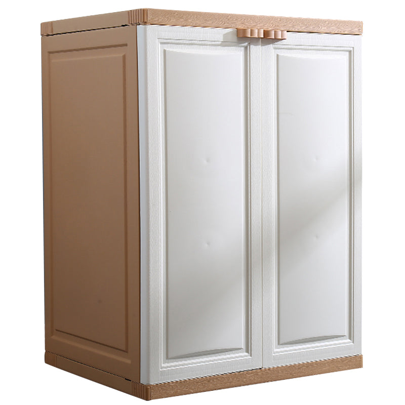 Modern Adjustable Shelves Wardrobe Armoire Freestanding Plastic Wardrobe