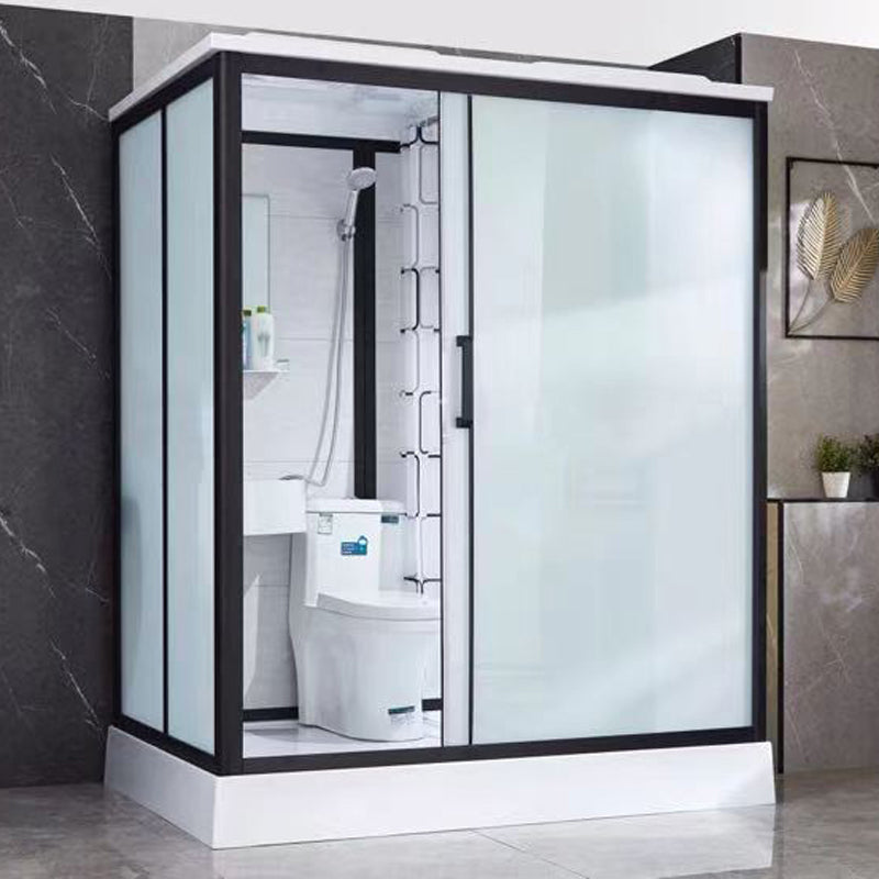 Framed Corner Shower Enclosure Single Sliding Shower Enclosure