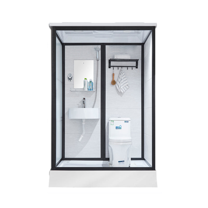 Framed Corner Shower Enclosure Single Sliding Shower Enclosure
