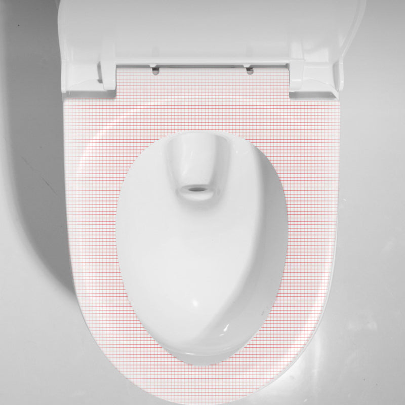 Modern One Piece Flush Toilet Floor Mounted White Toilet Bowl for Bathroom