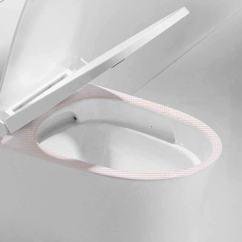 Modern One Piece Flush Toilet Floor Mounted White Toilet Bowl for Bathroom