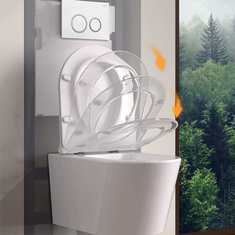 Contemporary One Piece Flush Toilet Wall Mount Urine Toilet for Bathroom