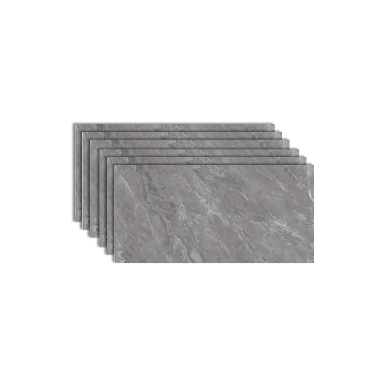 6-Pack PVC Rectangular Peel & Stick Subway Tile Kitchen and Bathroom Backsplash