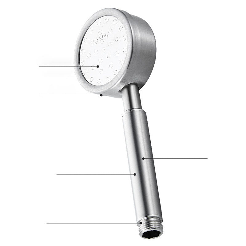 Metal Handheld Shower Head Modern Solid Color Round Shower Heads