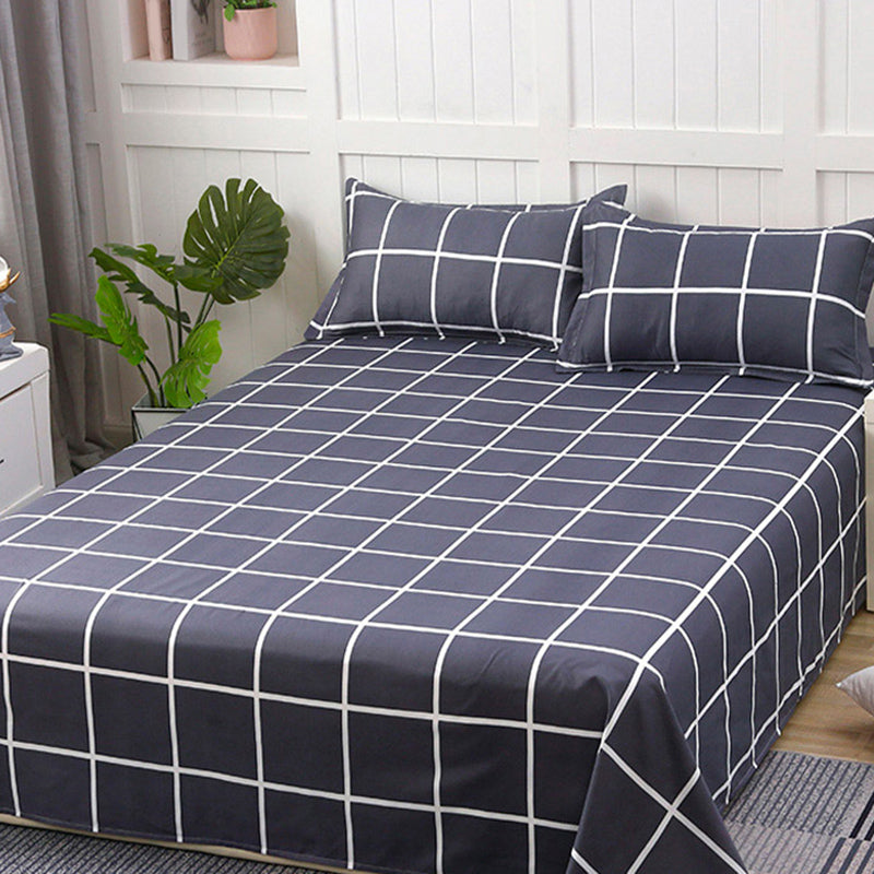 Twill Printed Bed Sheet Fade Resistant Breathable Polyester Sheet