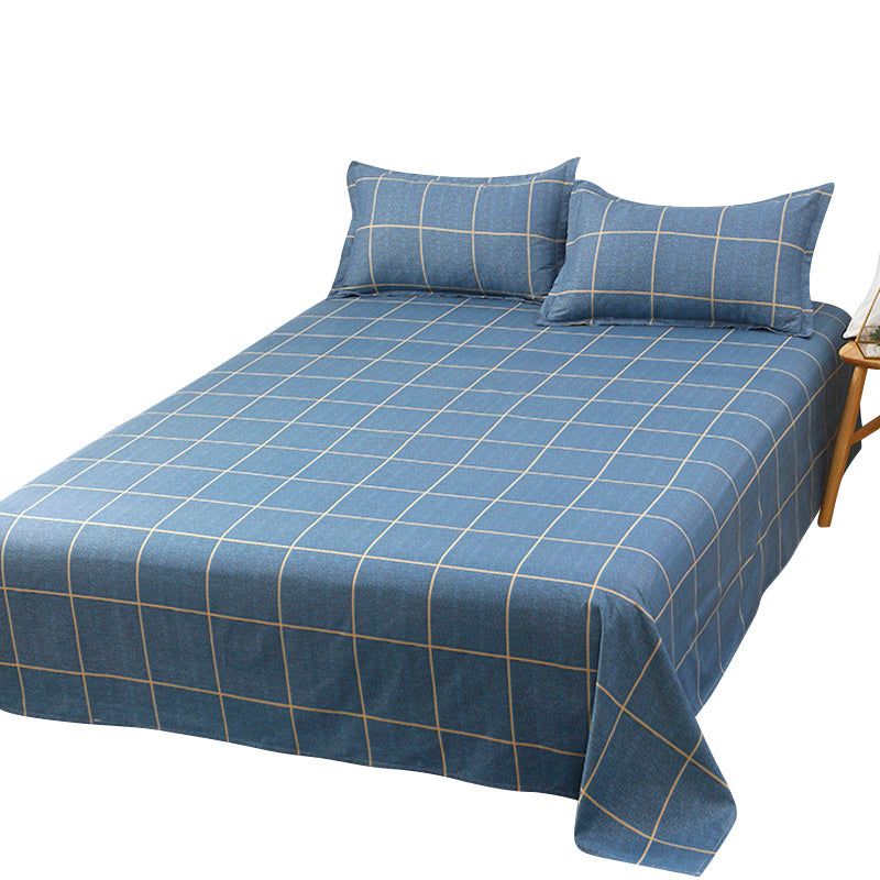 Twill Printed Bed Sheet Fade Resistant Breathable Polyester Sheet