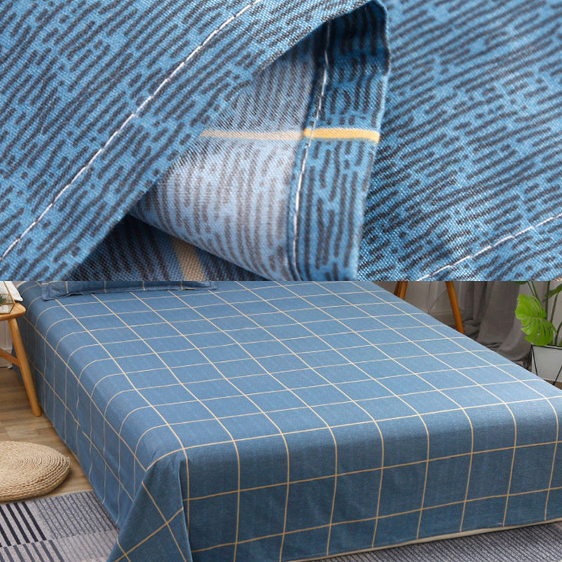 Twill Printed Bed Sheet Fade Resistant Breathable Polyester Sheet