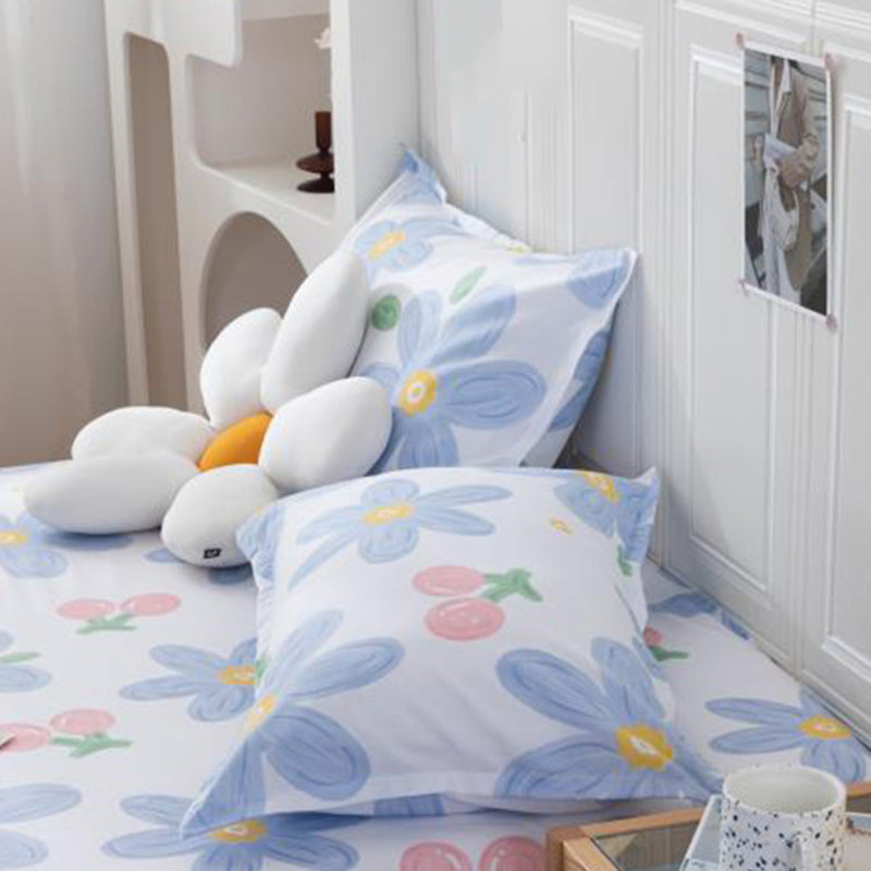 Breathable Printed Bed Sheet Twill Polyester Fade Resistant Sheet