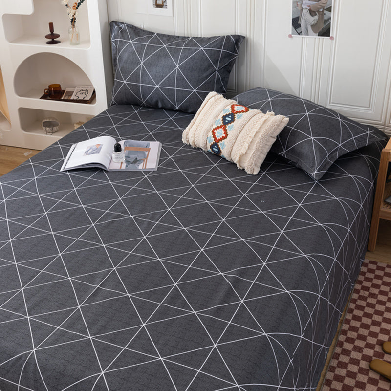 Breathable Printed Bed Sheet Twill Polyester Fade Resistant Sheet