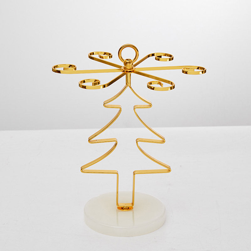 Countertop Wine Rack Glam Metal Wine Bottle Rack for Living Room