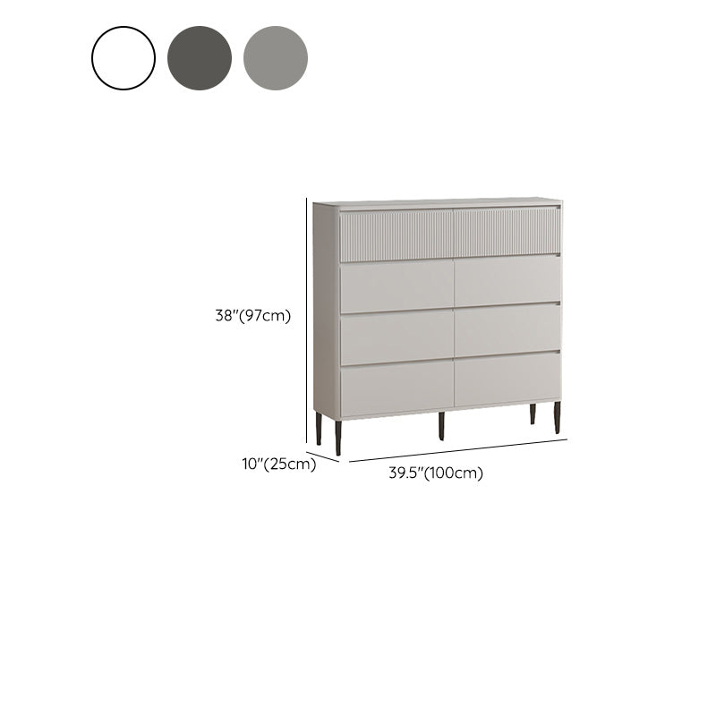 Classic Glam Storage Chest Stone Storage Chest Dresser with 5/6/8 Drawers