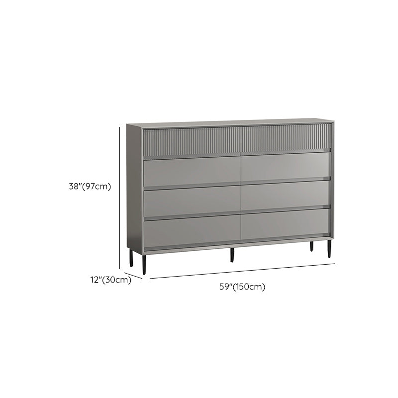 Classic Glam Storage Chest Stone Storage Chest Dresser with 5/6/8 Drawers