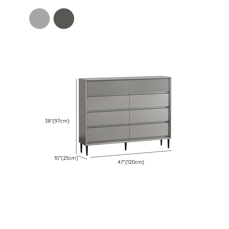 Classic Glam Storage Chest Stone Storage Chest Dresser with 5/6/8 Drawers