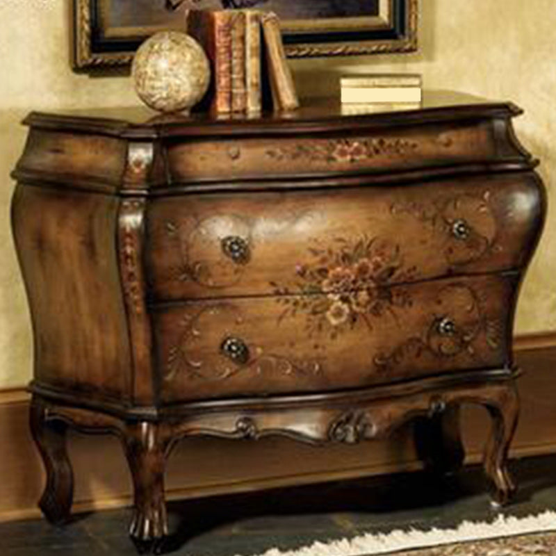 Classic Glam Storage Chest Solid Wood Storage Chest Dresser with 2/3 Drawers