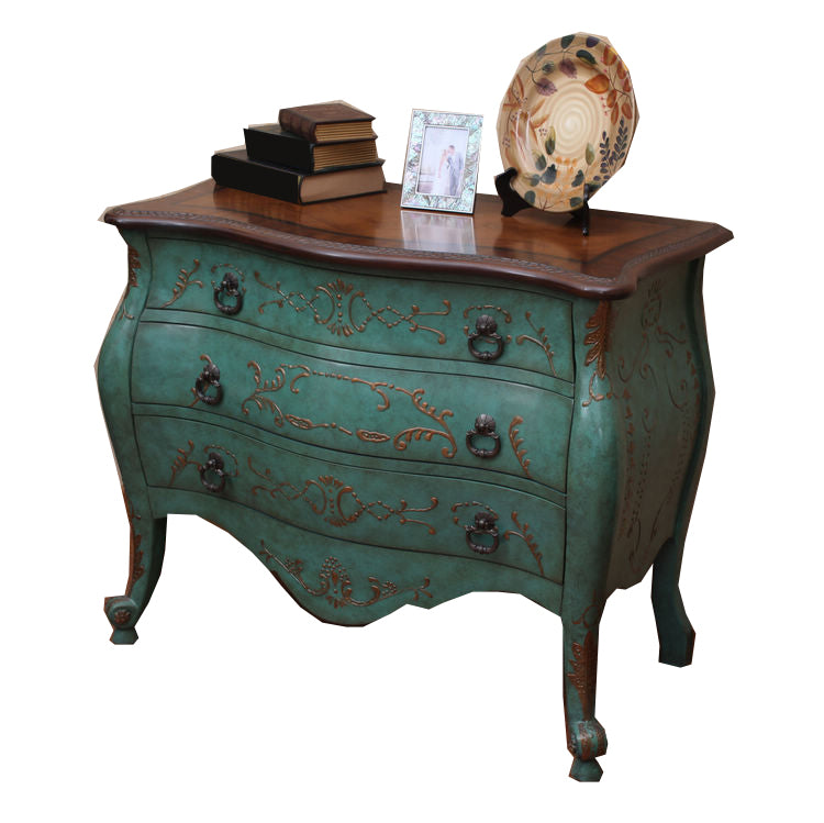 Classic Glam Storage Chest Solid Wood Storage Chest Dresser with 2/3 Drawers