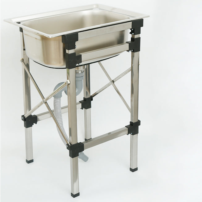 Stainless Steel Sink Contemporary Style Kitchen Sink with Bracket