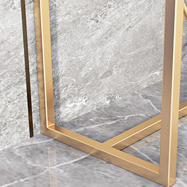 Rectangle Console Accent Table Antique Finish Sofa Console Table in Stone