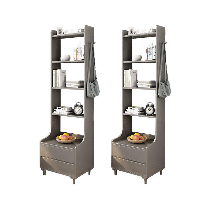 Solid Wood Accent Table Nightstand Modern Night Table for Bedroom