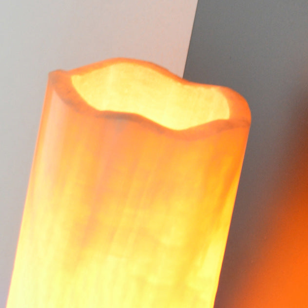 Metal Modern Wall Sconce Cylinder Shape 1 Light Wall Light with Glass Shade