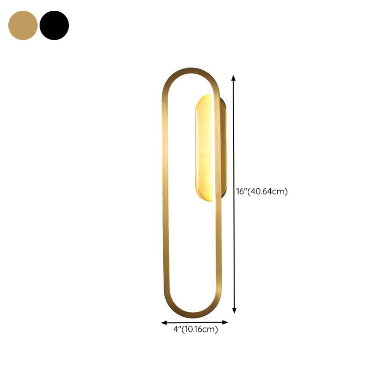 Contemporary LED Wall Light Fixture Simple Household Wall Light Sconce for Bedroom