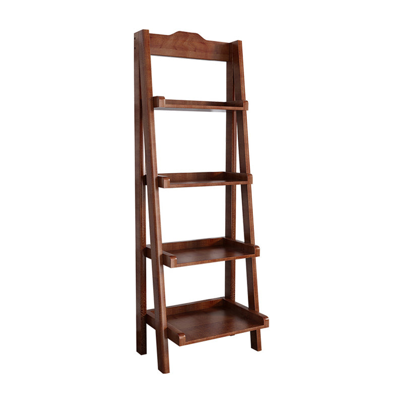 Scandinavian Open Back Standard Bookshelf Wooden Bookcase for Study Room
