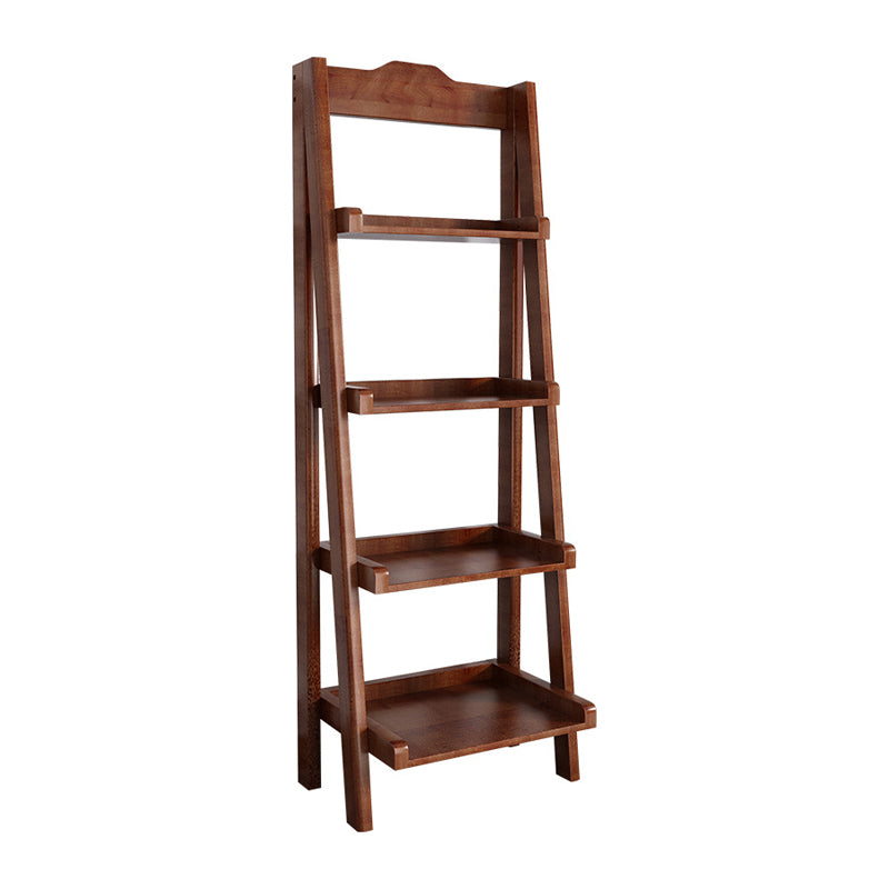 Scandinavian Open Back Standard Bookshelf Wooden Bookcase for Study Room