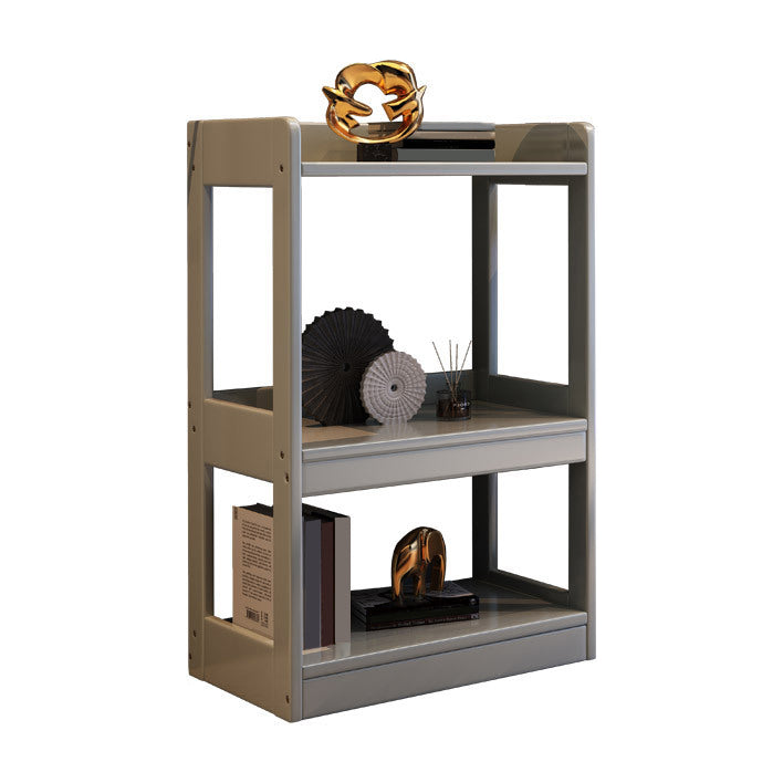 Scandinavian Style Bookshelf Open Back Standard Wooden Bookcase