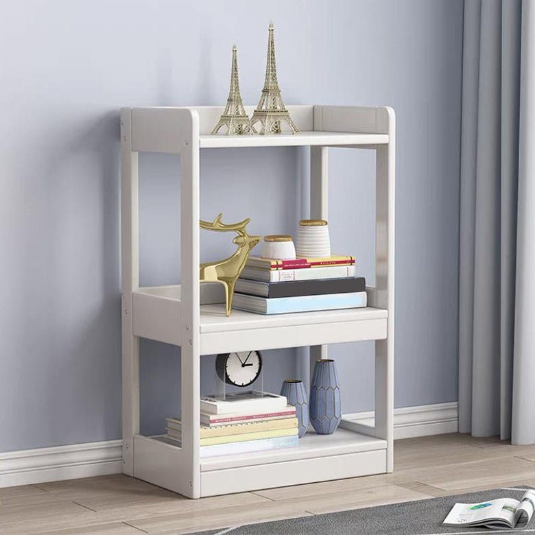 Scandinavian Style Bookshelf Open Back Standard Wooden Bookcase