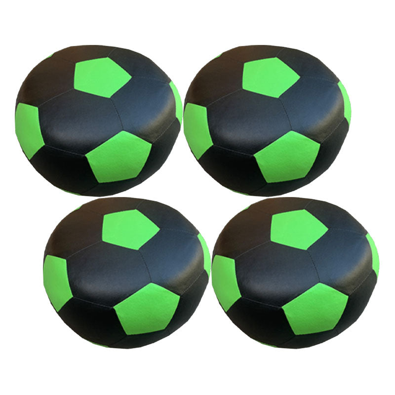 Leather Standard Stool Modern Style Simple Unique Shape Footstool