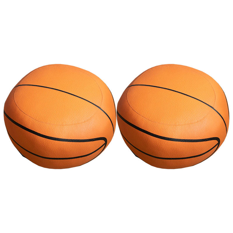 Leather Standard Stool Modern Style Simple Unique Shape Footstool