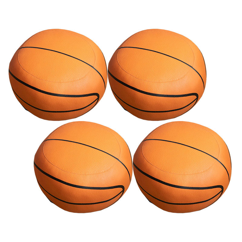 Leather Standard Stool Modern Style Simple Unique Shape Footstool