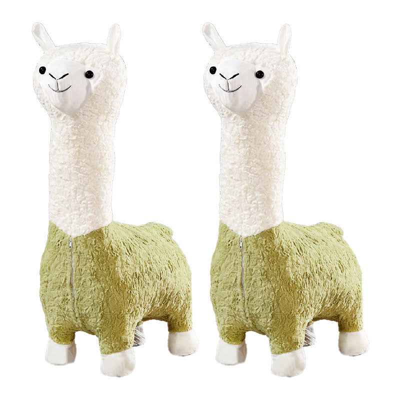 Plush Standard Stool Modern Simple Children's Alpaca Animal Stool