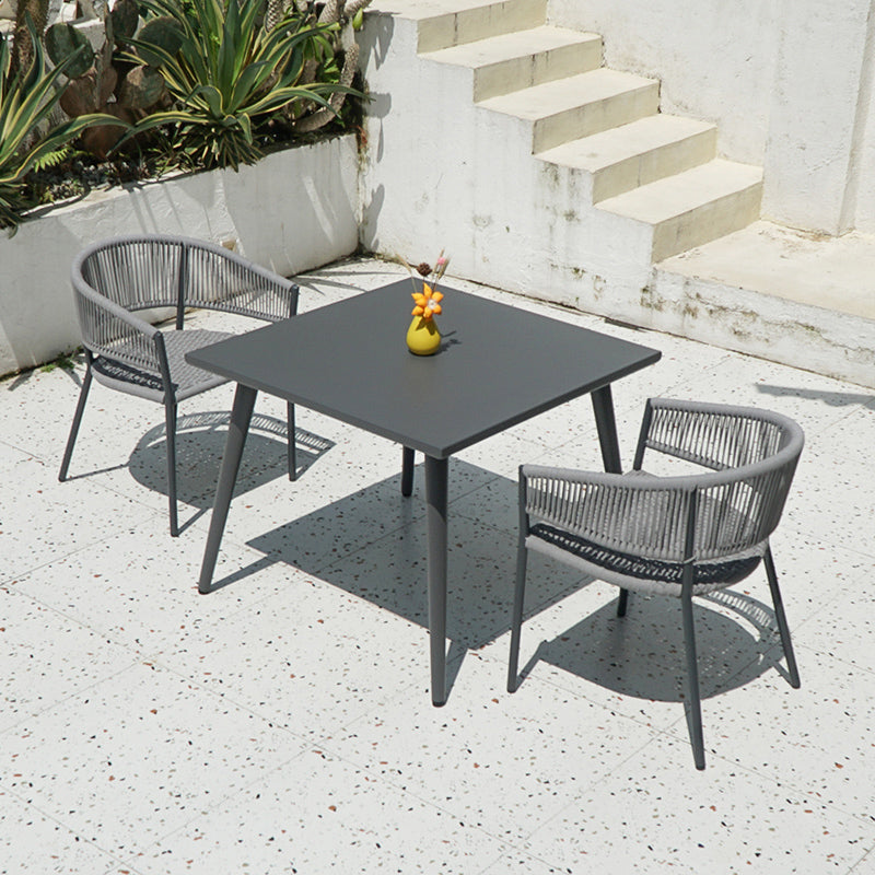 Metal Patio Dining Set 1/2/3/5/7 Pieces Dining Table Set with Chairs