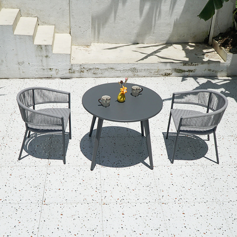 Metal Patio Dining Set 1/2/3/5/7 Pieces Dining Table Set with Chairs