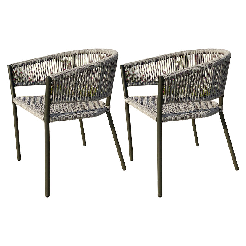Metal Patio Dining Set 1/2/3/5/7 Pieces Dining Table Set with Chairs