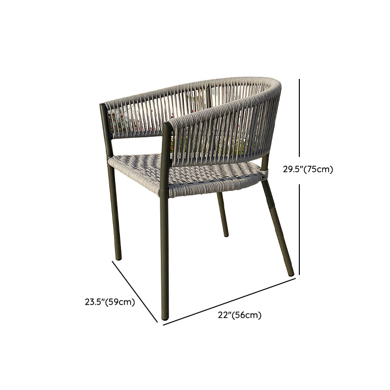 Metal Patio Dining Set 1/2/3/5/7 Pieces Dining Table Set with Chairs